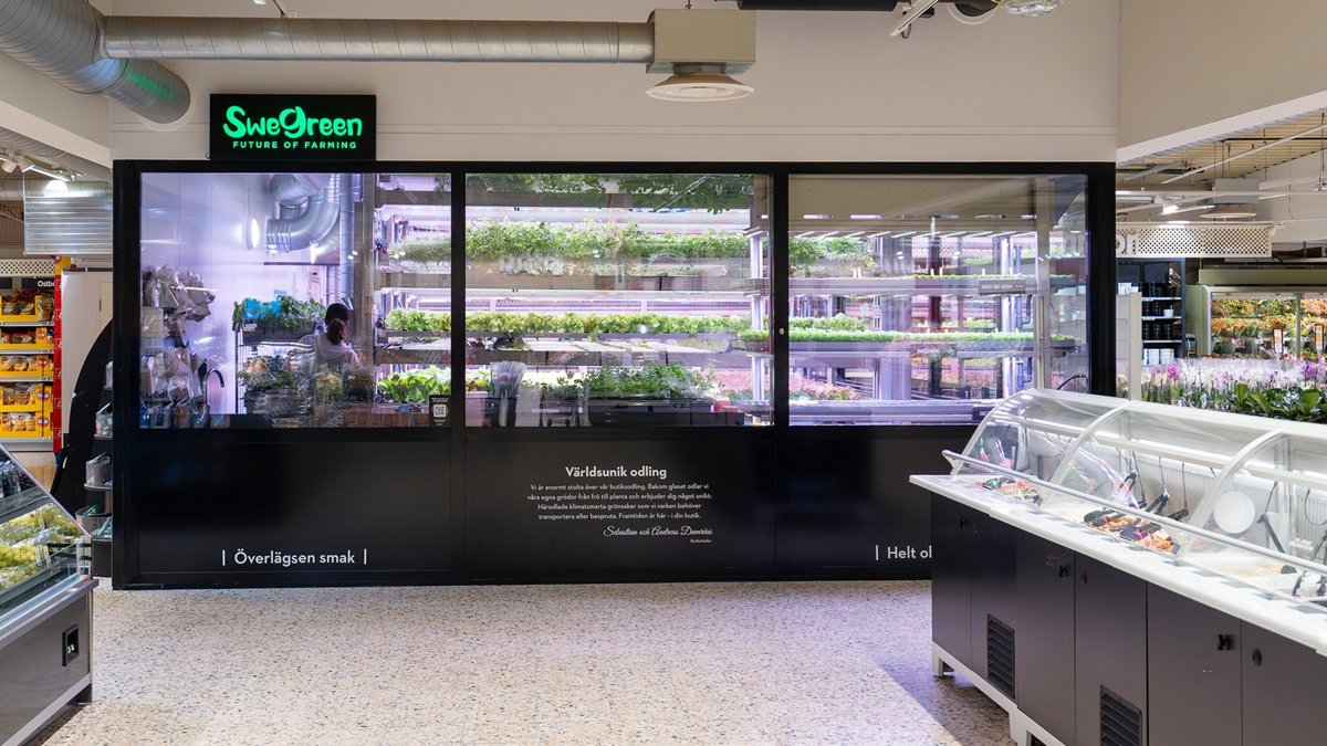 Butiksodlingen på ICA Maxi Ängelholm